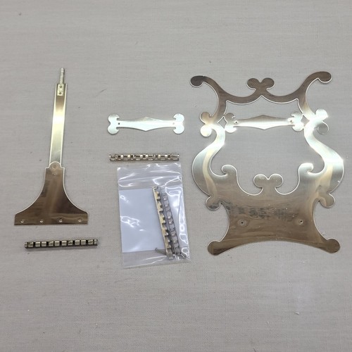 Grandfather clock lyre brass - clock,