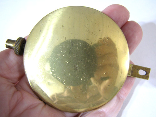 Antique brass clock - antique,
